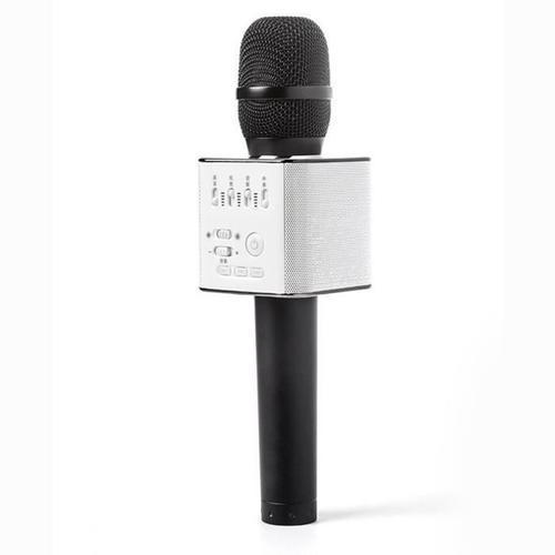 NOIR Q9 mini Microphone speaker sans fil Karaoke portable Bluetooth Professionel Speaker Echo pour PC iOS Android