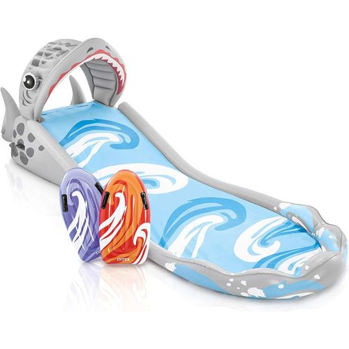 Intex - Tapis De Glisse Requin + 2 Body Board - 4.60m - 57469np