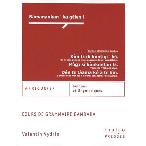 Cours De Grammaire Bambara