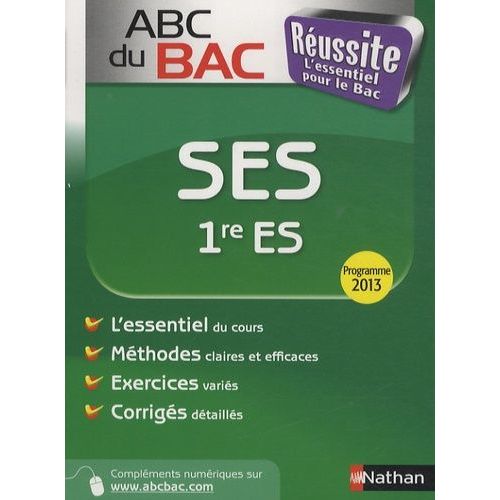 Sciences Économiques Et Sociale 1e Es