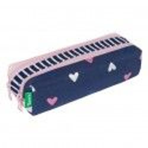 Trousse Tann's Suzie - Marine / Rose / Petit coeur (2S) - Rose