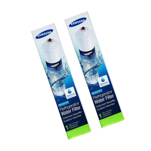 Lot de 2 Filtres à eau d'origine Réfrigérateur congélateur (DA29-10105J HAIER AEG DAEWOO GRUNDIG FRIGIDAIRE BLOMBERG ELECTROLUX SAMSUNG DE DIETRICH BOSCH SIEMENS BEKO CONTINENTAL EDISON)