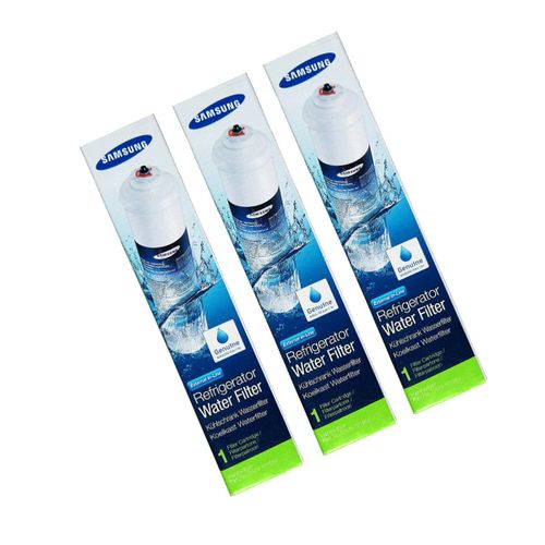 Lot de 3 Filtres à eau d'origine Réfrigérateur congélateur (DA29-10105J HAIER AEG DAEWOO GRUNDIG FRIGIDAIRE BLOMBERG ELECTROLUX SAMSUNG DE DIETRICH BOSCH SIEMENS BEKO CONTINENTAL EDISON)