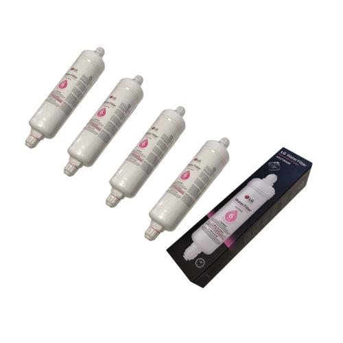 Lot de 4 Filtres à eau d'origine Réfrigérateur congélateur (ADQ73693901 LG)