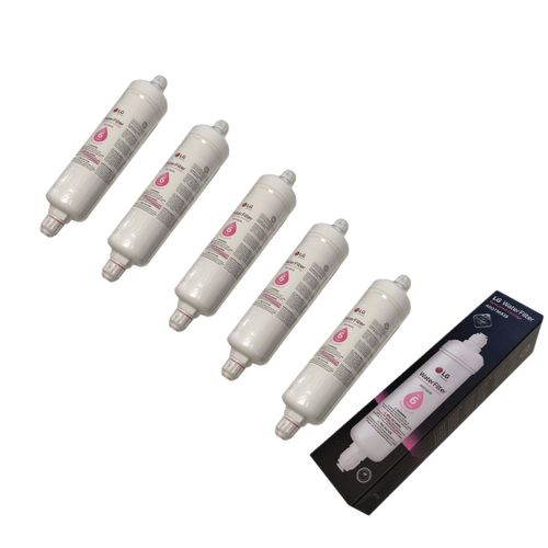 Lot de 5 Filtres à eau d'origine Réfrigérateur congélateur (ADQ73693901 LG)