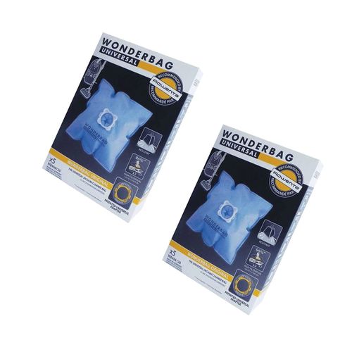 Lot de 2 boîtes (10 sacs microfibres) WONDERBAG Aspirateur (WB406120 ROWENTA MOULINEX)