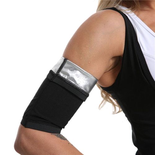 Brassard De Sauna Anti-Cellulite À Compression Élastique Pour Femme,1 Paire De Manchons De Mise En Forme Des Bras,Kit De Bras Chauffant De Sport - Type Sliver-S M