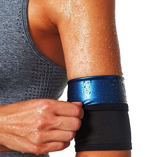 Brassard De Sauna Anti-Cellulite À Compression Élastique Pour Femme,1 Paire De Manchons De Mise En Forme Des Bras,Kit De Bras Chauffant De Sport - Type Blue-S M