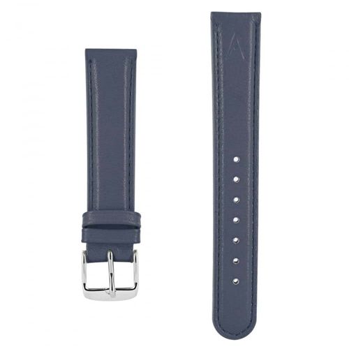 Bracelet Pour Montre Akteo 18 Mm Cuir Bleu Canard