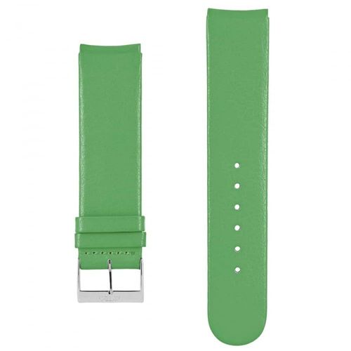 Bracelet Plat Pour Montre Akteo 20 Mm Cuir Vert