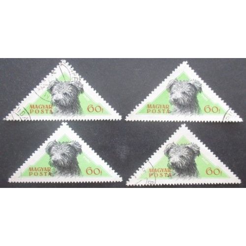 Hongrie N°1192 X 4 Oblitéré