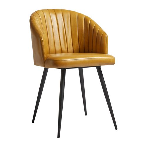 Chaise De Baignoire Queens - Cuir - Or Vintage