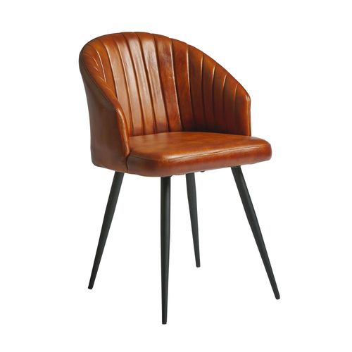 Chaise De Baignoire Queens - Cuir - Bruciato Tan