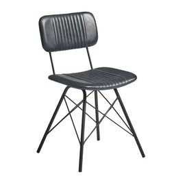 Chaise Latéral Huke Argent Vintage