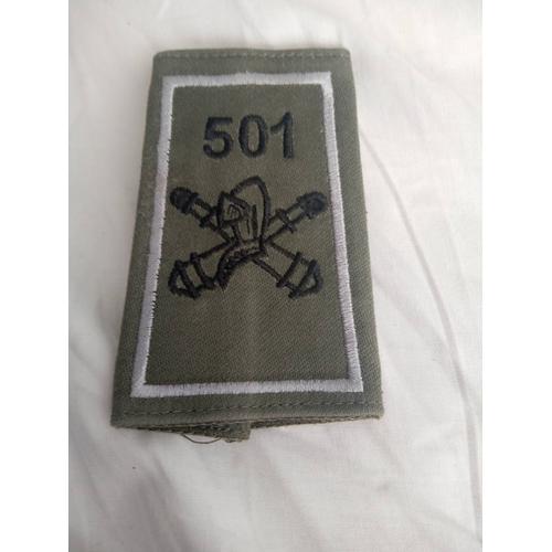 Passant D'épaule 501 Ème Régiment D'artillerie