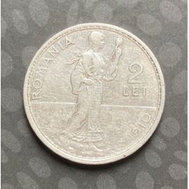 Pièce 2 Lei 1910 Argent Roumanie