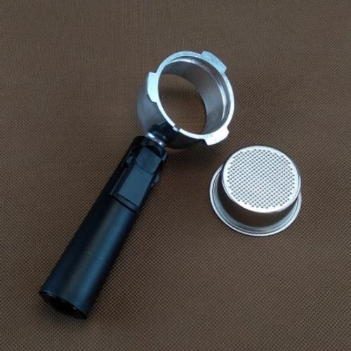 Poignée de café sans fond Donlim-51mm Portafilter pour cafetière professionnelle Machine à café domestique poignée sans fond - Type Handle with 4cups