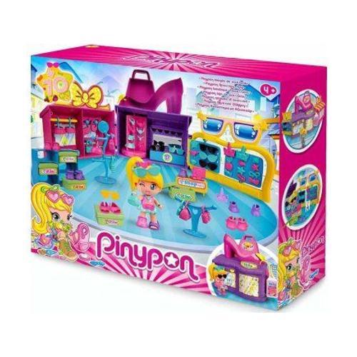 Set Pinypon La Boutique De Mode Garnie Pinypon + Accessoires + 1 Figurine + 1 Carte Animaux - Mini Poup?E - Jouets Fille - Des 4 Ans