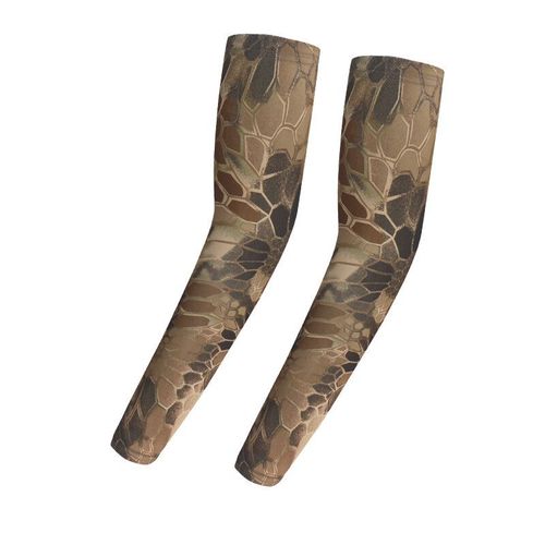 CamSolomon-Ice InjSleeve Cover pour hommes et femmes,manches de bras coupe-vent,protection solaire - Type Python Yellow