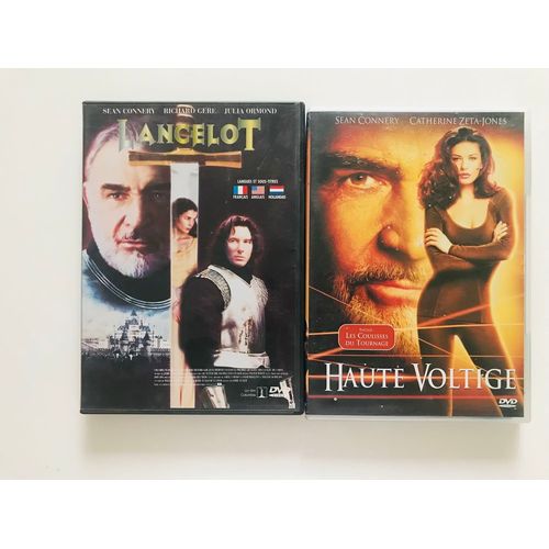 Lot 2 Dvd Avec Sean Connery : Haute Voltige Avec Catherine Zeta-Jones Et Lancelot Avec Richard Gere