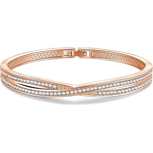 Prettery Cadeaux De Fête Des Mères, Bracelets Infinis Pour Femme, Plaqué Or Blanc/Plaqué Or Rose, Bracelet En Zircone Cubique, Bijoux D'anniversaire, De Saint-Valentin, De Thanksgiving, De Noël