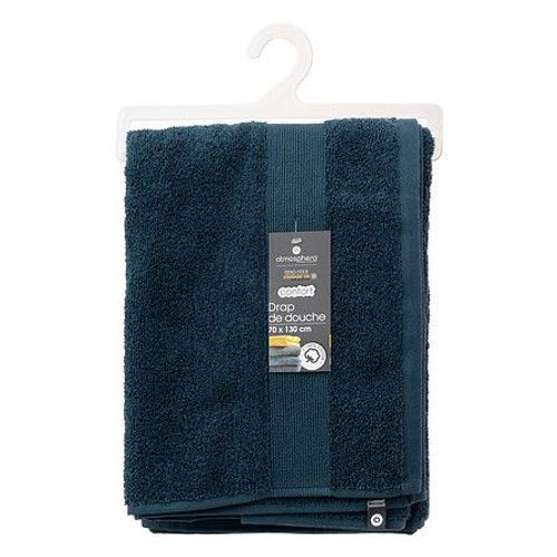 Drap De Douche Bleu Egéen Atmosphera