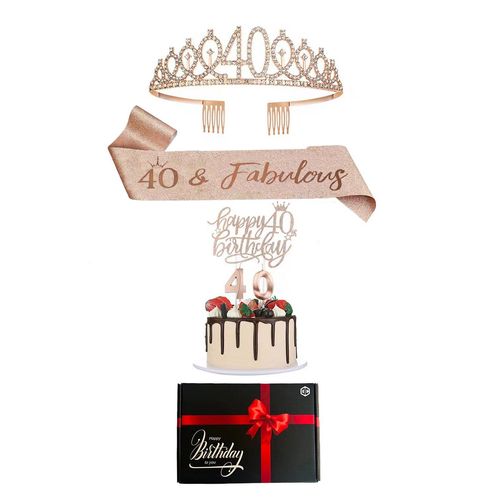 Pack D'accessoires Anniversaire 40 Ans