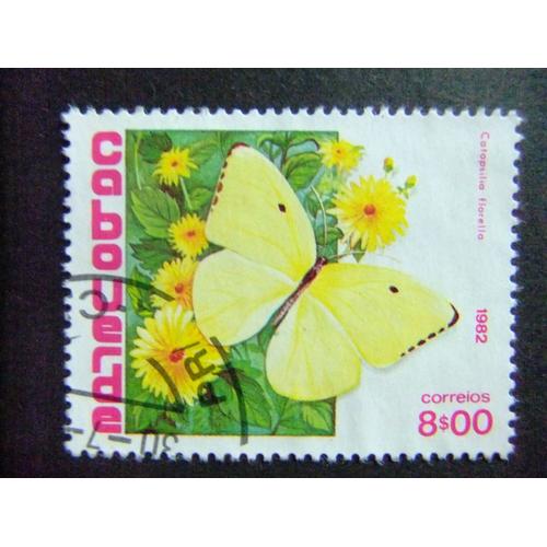 63 Cap Vert 1982 / Papillon Papillon / Yvert 467 Fu