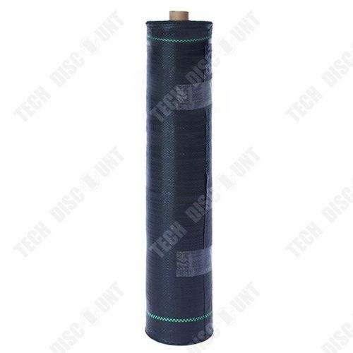 Td Maille De Désherbage De Jardin 1.2x50m Polypropylène Noir Tapis De Désherbage Couverture De Désherbage Membrane Désherbage Mulch