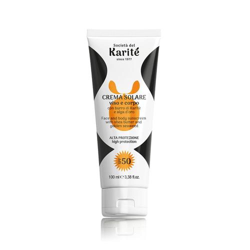 Crème Solaire Hydratante Au Beurre De Karité Spf 50, Écran Solaire 50 À Action Nourrissante, Bronzage Effet Doré, Convient Aux Peaux Blanc