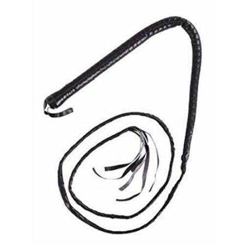 Fouet Long, Imitation Cuir, Noir, 2 M