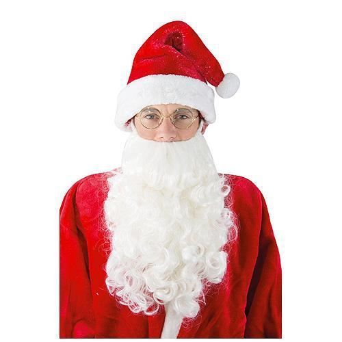 Barbe De Pere Noel Luxe Blanche
