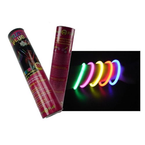 Bracelet Lumineux 20 Cm " Tubes De 15" Coloris Assortis
