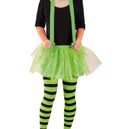 Tutu En Tulle Doublé - Vert - Enfant - Accessoire Idéal Pour La St Patrick
