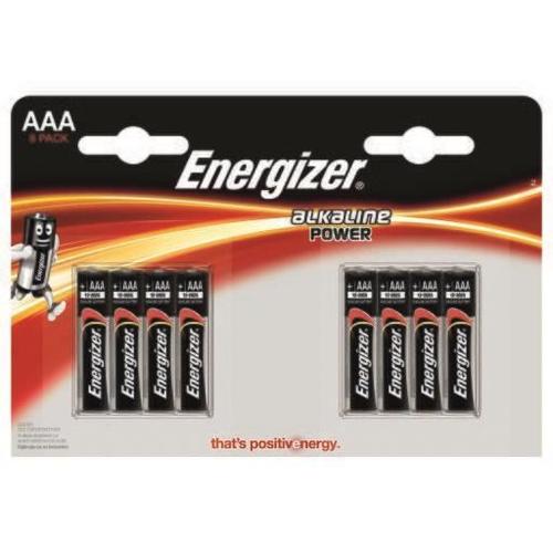 Energizer Puissance Alcaline Lr03 (Aaa) (8 Pcs)