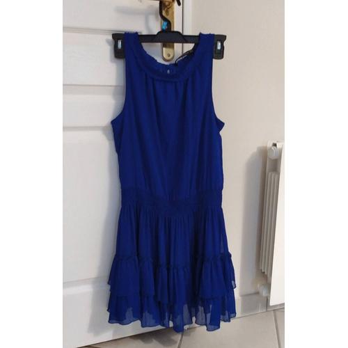 Robe Courte / Tunique Taille M /38 Zara Bleu Foncé