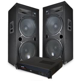 Kit SONO DJ 2200W - CLUB1512 Enceintes + SUB 38cm Bluetooth USB, Stand  Lycra, Portique 4 Lumières DMX, DJ MOBILE SOIREE, Fëte
