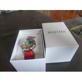 Montre BERTHA rouge orange jamais port e Rakuten