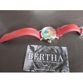 Montre BERTHA rouge orange jamais port e Rakuten