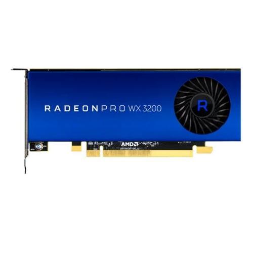AMD Radeon Pro WX 3200 - Carte graphique - Radeon Pro WX 3200 - 4 Go GDDR5 - PCIe 3.0 x16 - 4 x Mini DisplayPort