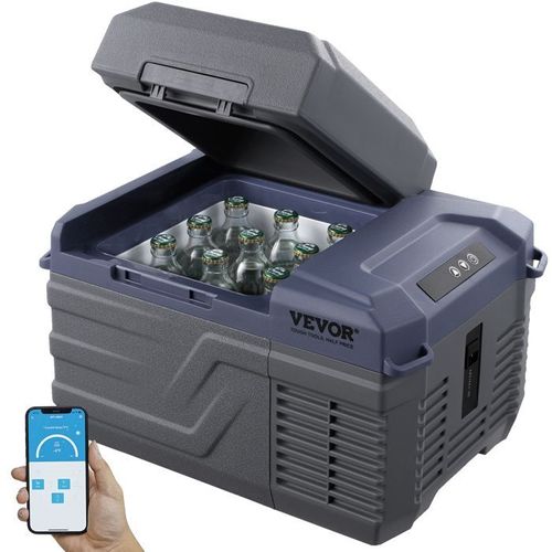 Réfrigérateur Portable à Compression 12 L Double Zone-VEVOR-Glacière à Zone Uniquee-pour Camion Bateau Maison Camping