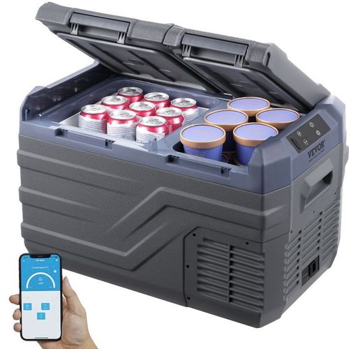Réfrigérateur Portable à Compression 25 L Double Zone-VEVOR-Mini Frigo de Voiture Double Zone-pour Camion Bateau Maison Camping