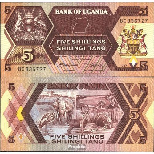 Ouganda Pick-No: 27 1987 5 Shillings