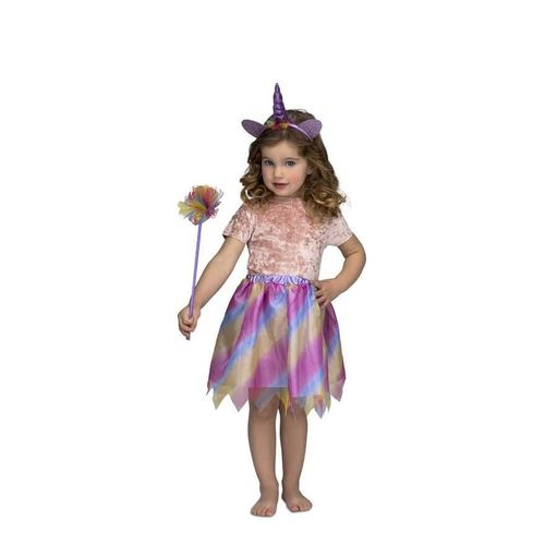 Déguisement Licorne Tutu Violet Fille - Taille: 3 À 6 Ans