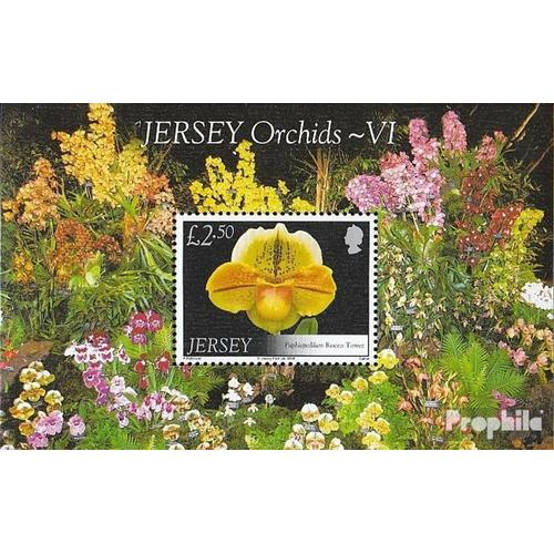 Gb-Jersey Bloc 68 (Édition Complète) Neuf 2008 Orchidées