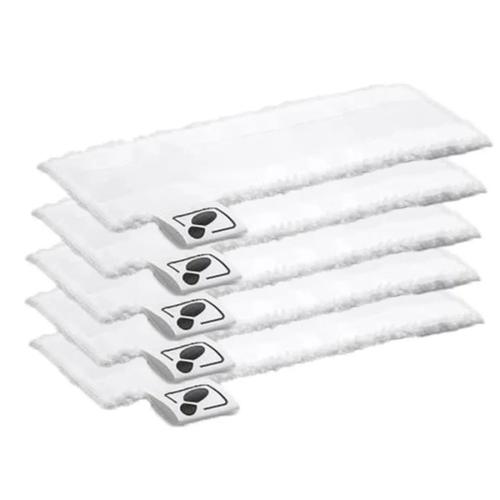 Lot de 5 Bonnettes Microfibre pour Karcher Easy Fix SC2 SC3 SC4 SC5,Lingettes Remplacement pour Nettoyeurs Vapeur, Serpillères