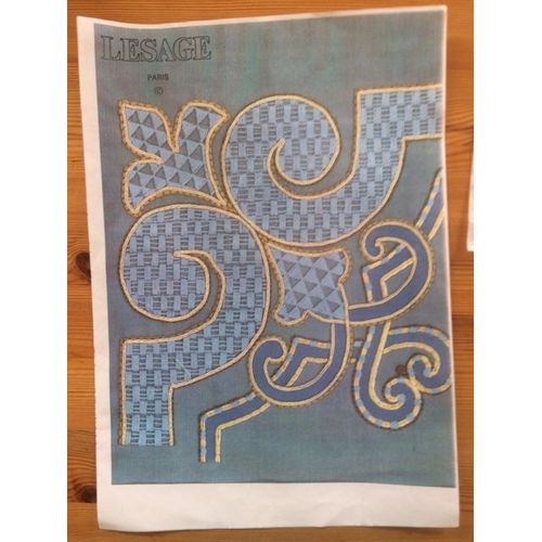 Kit De Broderie Traditionnelle Coussin Lesage