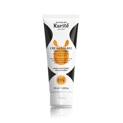 Crème Solaire Hydratante Au Beurre De Karité Spf 15, Écran Solaire 15 À Action Nourrissante, Bronzage Effet Doré, Convient Aux Peaux Blanc