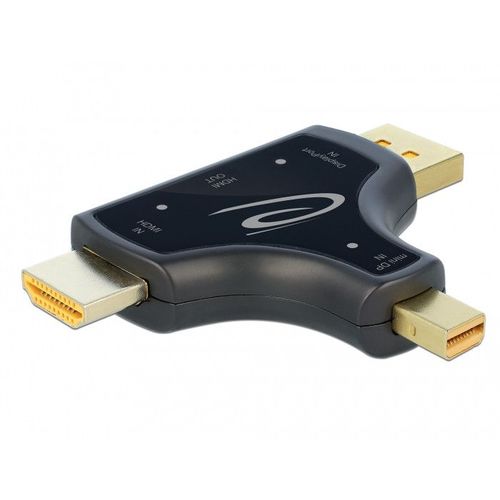 Delock 3in1 Monitorada. Hdmi/dp/mdphdmi