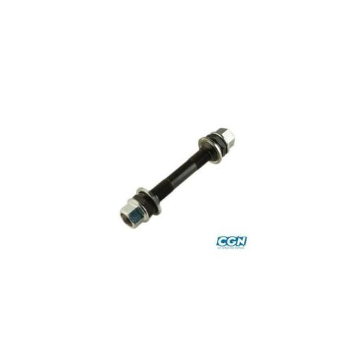 Axe Moyeu Roue Av D14 Bmx Plein L140 Cr-Mo (Complet 7 Pieces)